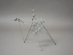 Greer Twiss, Tripod – Maquette for the Devonport Public Sculpture, lead and stainless steel (circa 1983)