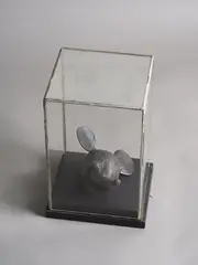 Greer Twiss, Mickey Mouse, wax in artist’s vitrine (circa 2007)