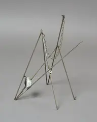 Greer Twiss, Tripod (Flag Maquette), steel, lead and pigment