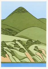 Robin White, Harbour Cone, silkscreen print, 17/50