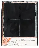 Ralph Hotere, Drawing for a Black Window
