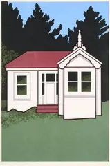 Robin White, On the Beach, Otago Peninsula, silkscreen print, edition of 35