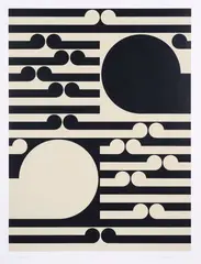 Gordon Walters, Tamaki, silkscreen print, 6/50