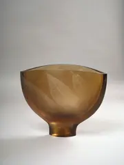 Ann Robinson, Landscape Bowl, cast glass, 1/1