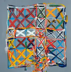 Allen Maddox, Untitled, acrylic and oil on canvas