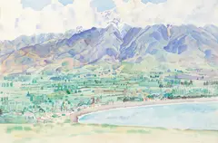Rita Angus, Kaikoura, watercolour