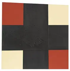Stephen Bambury, Thanks, Again (III), acrylic and graphite on aluminium panel