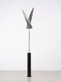 Phil Price, New Angel, carbon fibre and epoxy, precision bearings and stainless steel (2022)
