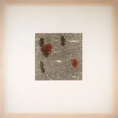 John Ward Knox, No title No. 2, oil on cotton with watercolour on paper recessed, 2012