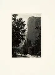 El Capitan, Yosemite National Park, California by Ansel Adams, vintage silver gelatin print, 1952, sold Oct 2025
