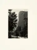Ansel Adams, El Capitan, Yosemite National Park, California, vintage silver gelatin print, 1952