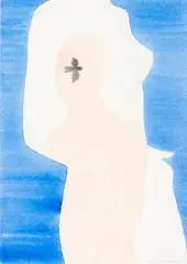 Michael Harrison, Resection, gouache and graphite on paper