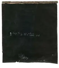 L. Budd, Nothing, acrylic and pastel on blind (circa. 1999)