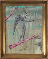 Bill Hammond, Untitled, acrylic on canvas