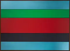 Donald Sinclair Driver, Painted Relief, acrylic on canvas and enamel on aluminium