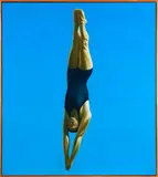 Michael Smither, The Diver, oil on board