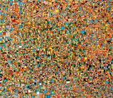 Rohan Wealleans, Slum Tucker: ‘Broadway Boogie Woogie’, acrylic paint on canvas