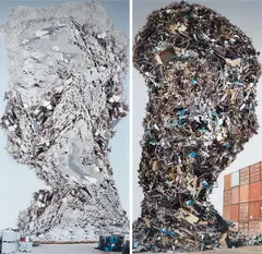 Jae Hoon Lee, Residue, type C prints, diptych, 2007