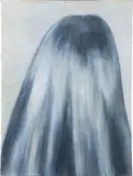 Séraphine Pick, Hair No.2, oil on canvas