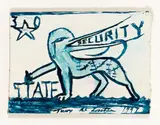 Tony de Lautour, Security State, oil on board