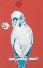 Sam Mitchell, Come on Baby, acrylic on canvasboard
