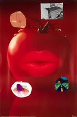Dan Arps, Untitled - Tomato Kiss, photographic prints on found poster