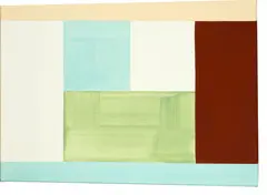 Andrew Barber, No Line Court No. 2, oil on canvas