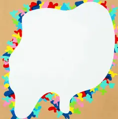 Ben Buchanan, Large (out), adhesive vinyl on paper