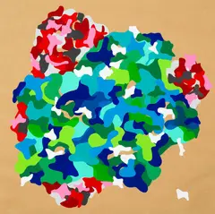Ben Buchanan, Large (in), adhesive vinyl on paper