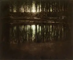 Edward Steichen, Moonrise, Mamaroneck, New York, 1904, 1904, hand-printed, hand-pulled, dust-grain photogravure, from the portfolio ‘Edward Steichen: The Early Years 1900-1927’ (edition of 500)