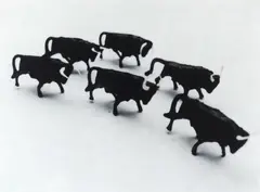 Bulls by Peter Peryer, digital print, 8/15, sold Oct 2025
