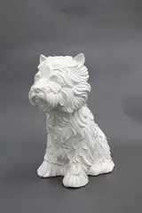 Jeff Koons, Puppy, white glazed ceramic in original box, 2417/3000