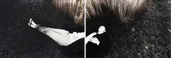 Untitled (Neil) by Fiona Pardington, gelatin silver print, hand-coloured, diptych, sold Sep 2025