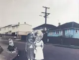 Ava Seymour, Day Care Walkabouts from the series Health, Happiness & Housing, photo collage, edition of 5, 1997