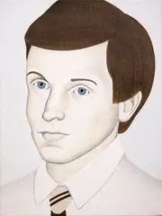 Gavin Hurley, S.P. 16, oil on hessian