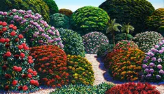 Karl Maughan, Fitness Road, oil on canvas