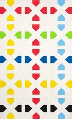 Lattice by Ian Scott, acrylic on canvas, offered Sep 2025