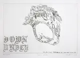 Shane Cotton, Down Under, intaglio print on Fabriano Tiepolo paper, A.P., XIII/XXIV