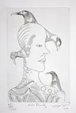 Bill Hammond, Fish Finder 4, intaglio print on Fabriano Tiepolo paper, A.P. XIII/XXIV