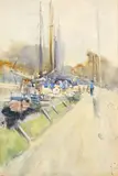 Frances Hodgkins, Canal Scene