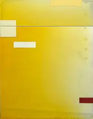 Site Line by Stephen Bambury, acrylic and resin on aluminium on wood, sold Sep 2025