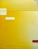 Stephen Bambury, Site Line, acrylic and resin on aluminium on wood