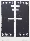 Ralph Hotere, White, lithograph, 9/22