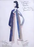 Ralph Hotere, Drawing for The Temptation of Oedipus (Baxter)