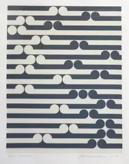 Gordon Walters, Karaka, screenprint, 37/50