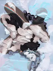 André Hemer, SP-IRL #2, acrylic and pigment on canvas