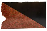 Flag (15) from the series Flags and Phases by John Edgar, granite and serpentine, offered Sep 2025