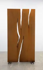 David McCracken, Untitled, corten steel and stainless steel