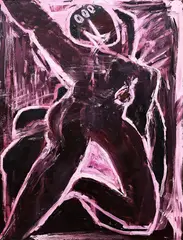 Natasha Wright, Willendorf, oil on linen