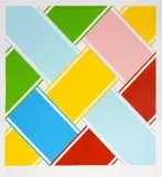 Ian Scott, Lattice, colour screenprint, 61/65